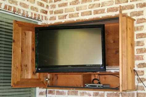 weatherproof outdoor tv enclosures